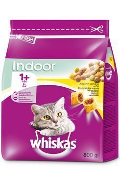 Whiskas Dry s kuracím mäsom Indoor 800g