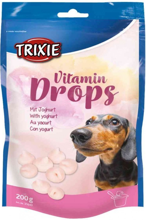 Trixie Drops Jogurt s vitamínmi pre psov 200g TR