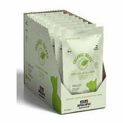 Specific pochúťka FT-BIO Organic Treats 8x50g mačka