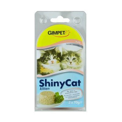 Gimpet cat cons. ShinyCat Junior chicken 2x85g