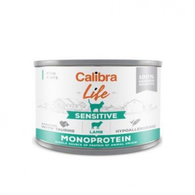 Calibra Cat Life cons.Sensitive Lamb 200g