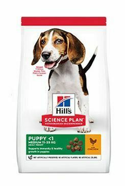 Hill's Can.Dry SP Puppy Medium Chicken 4x800g