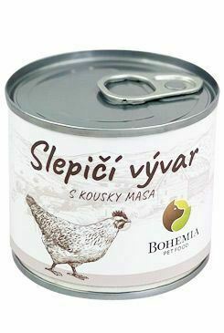 BOHEMIA Kurací vývar s kúskami mäsa 140ml