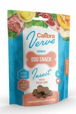 Calibra Dog Verve Crunchy Snack Insect&Fresh Lamb 150g