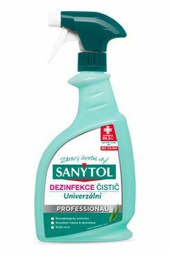 SANYTOL univerzálny čistiaci prostriedok PROFESSIONAL 750ml