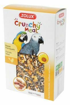 Krmivo pre vtáky CRUNCHY MEAL Parrot 600g Zolux