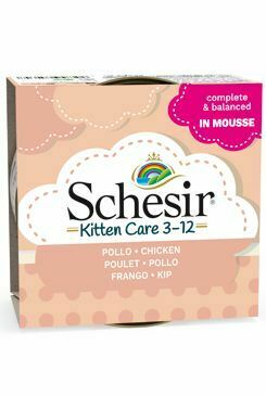 Schesir Cat Cons. Kuracie mäso pre mačiatka v pene 85g