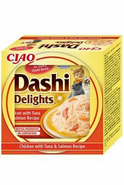 Churu Cat CIAO Dashi kuracie mäso s tuniakom a lososom 70g