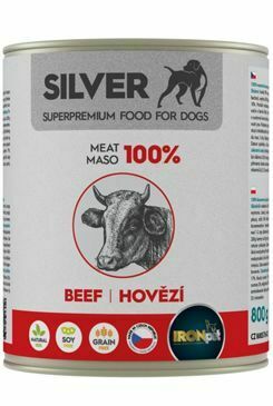 IRONpet Silver Dog Hovädzie mäso v konzerve 800g