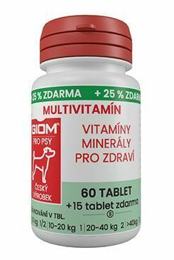 Giom S dog Multivitamín 60 tbl+25% zdarma