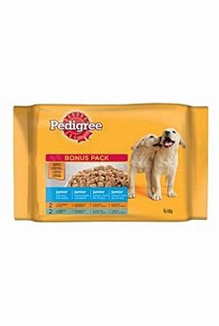 Pedigree hovädzie a jahňacie mäso v šťave 4x100g