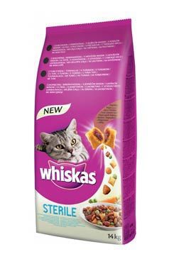 Whiskas Dry s kuracím mäsom - STERILNÝ 14kg