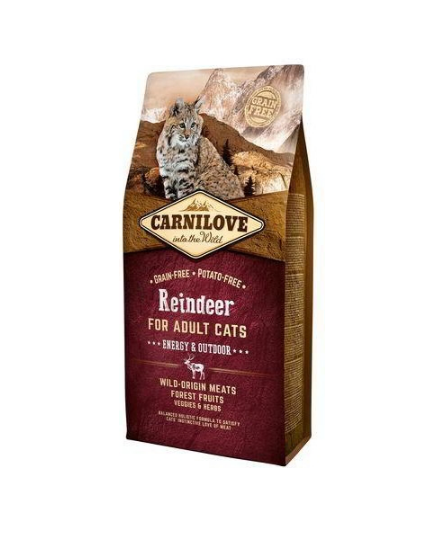 Carnilove Cat Reindeer for Adult Energy & Outdoor 6kg