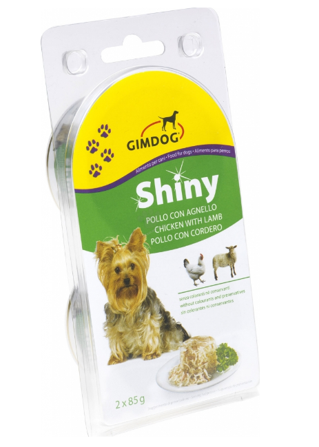 Gimborn Cons. ShinyDog kuracie/jahňacie mäso 2x85g