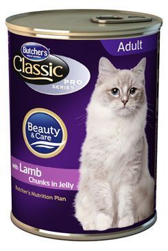 Butcher's Cat Classic Pro Series s jahňacím mäsom. 400g