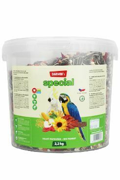 Darwinov veľký papagáj špeciálne vedro 2,2 kg