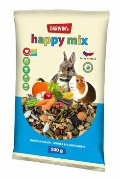 Darwin's morča, králik happy mix 500g