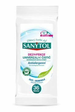 SANYTOL dezinfekčné / antibakteriálne utierky 36ks