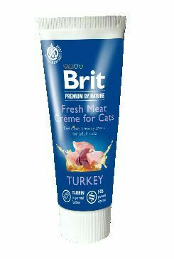 Brit Premium Cat by Nature Creme Turkey Fresh Meat 75g