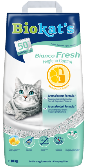 Biokat´s Bianco Fresh Control podstielka 10kg