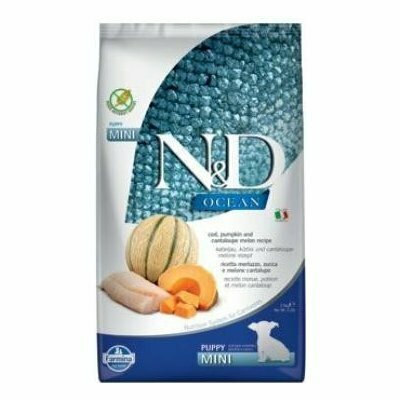 N&D OCEAN DOG Puppy Mini Codfish & Pumpkin &Melon 800g