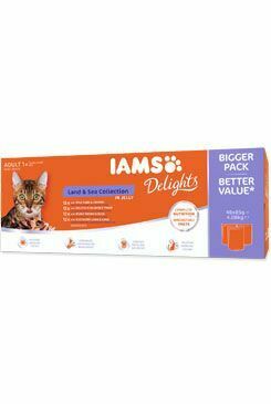 Iams Cat mix mäso v želé multipack 4080g