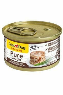 Gimdog Pure delight cons. kuracie mäso s hovädzím 85g