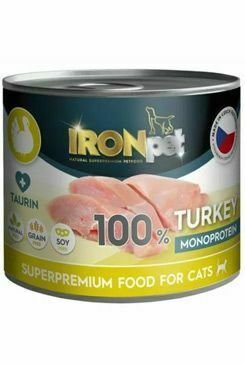 IRONpet Kuracie konzervy pre mačky 200g