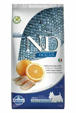 N&D OCEAN DOG Adult Mini Herring & Orange 7kg