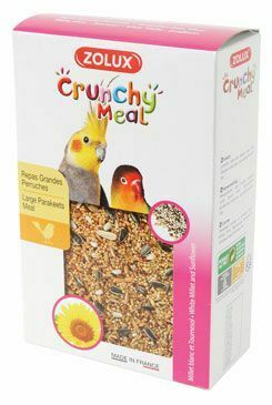 Krmivo pre vtáky CRUNCHY MEAL Large Parakeet800g Zolux