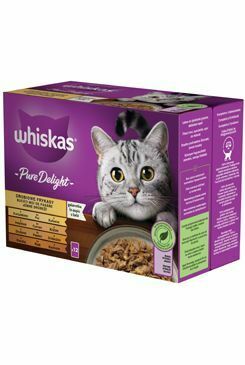 Kapsuly Whiskas. Hydinové pochúťky Pure Delight 12x85g