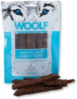 WOOLF pochúťka salmon with carrot strips 100g