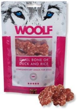 WOOLF pochúťka small bone of duck and rice 100g