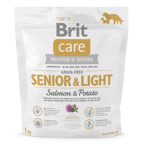 Brit Care Dog Grain-free Senior Salmon & Potato 1kg