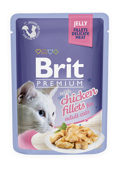 Brit Premium Cat D Fillets in Jelly with Chicken 85g