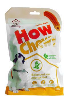 Pochúťka dentálna How Chewy Flower Bone 180g