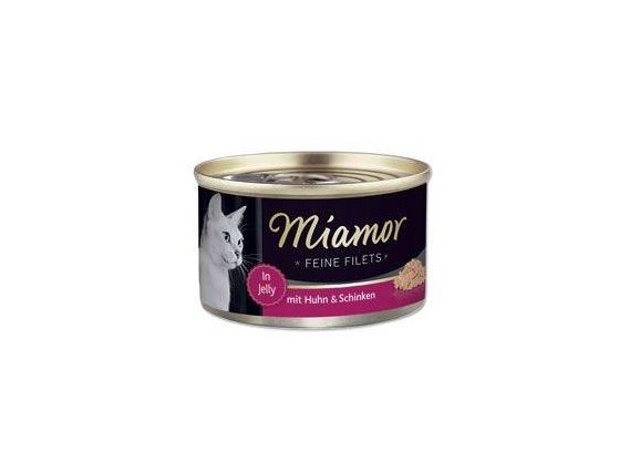 Miamor Cat Filet kuracie mäso v konzerve + šunka 100g