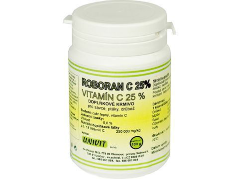 Roboran C vitamín 25 plv 100g