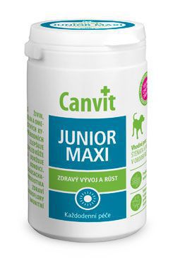 Canvit Junior MAXI s príchuťou pre psov 230g