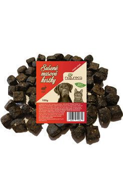 NATURECA pochúťka Mäsové kocky - zajac, 100% mäso 150g