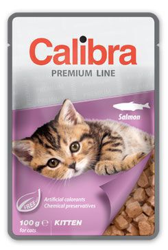 Calibra Cat pocket Premium Kitten Salmon 100g