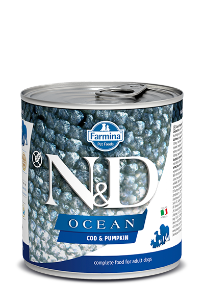 N&D DOG OCEAN Adult Codfish & Pumpkin 285g