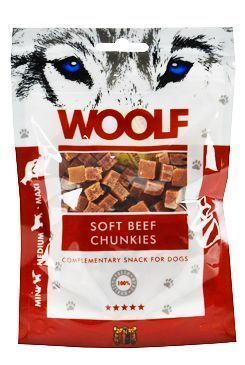 WOOLF pochúťka beef chunkies 100g