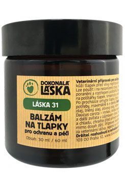 LOVE 31 Balzam na labky na ochranu a starostlivosť 60ml