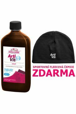 VITAR Veterinae ArtiVit Sirup 500ml + fleecová čiapka