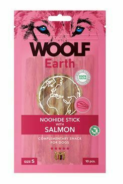 Woolf pochúťka Earth NOOHIDE S Salmon 90g