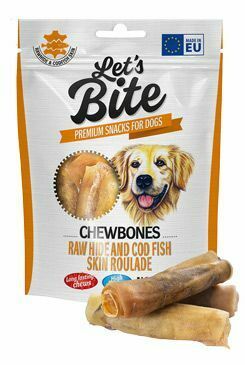 Brit Let's Bite Chewbones Raw hide&Cod fish skin 135g