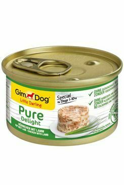 Gimdog Darling Pure delight kuracie mäso v konzerve s jahňacím 150g