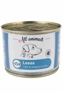 All Animals DOG losos mletý 200g