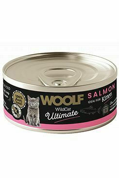 WOOLF Wildcat Ultimate konz Kitten Lososová paštéta 85g